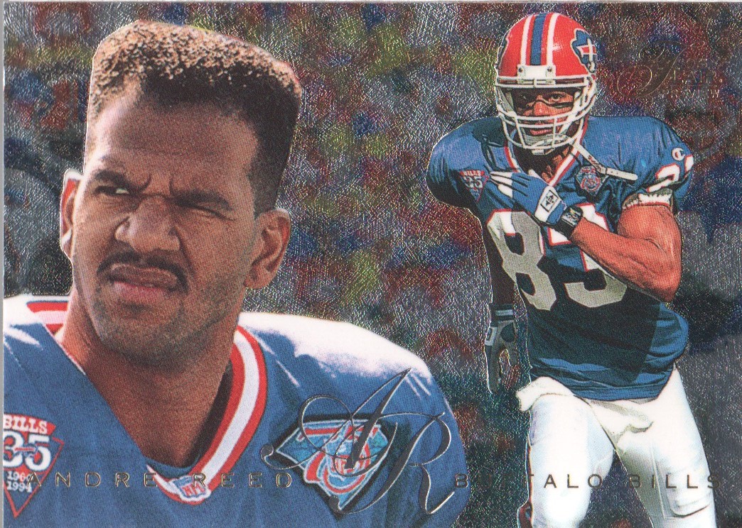 Andre Reed Signed Buffalo Bills 1995 Upper Deck Football Card