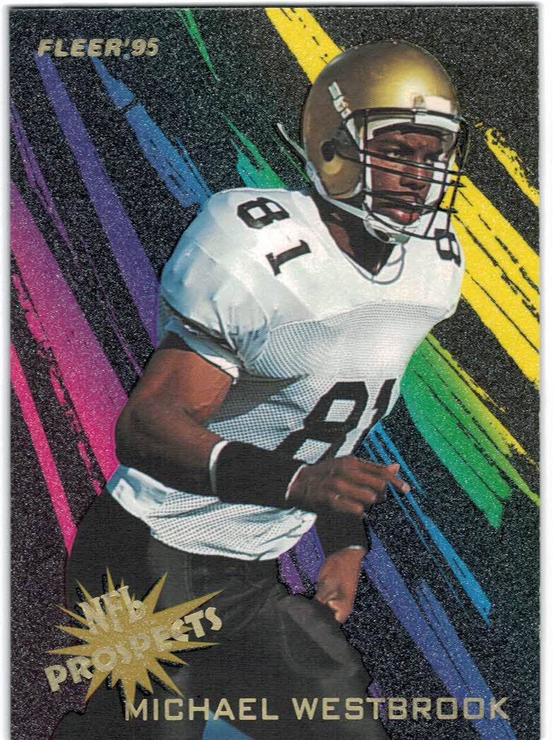 Michael Westbrook Rookie 1995 Ultra #344 Washington Redskins