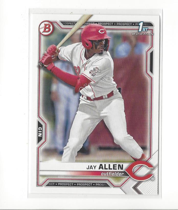 2021 Bowman Draft #BD11 Jay Allen