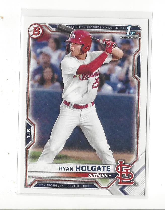 2021 Bowman Draft #BD148 Ryan Holgate