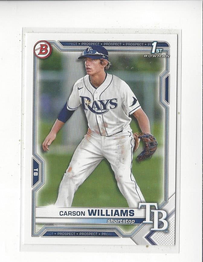 2021 Bowman Draft #BD180 Carson Williams
