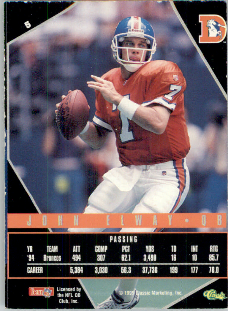 1995 Images Live (Classic) Football "Main Set" Base Cards - Picture 3 of 22