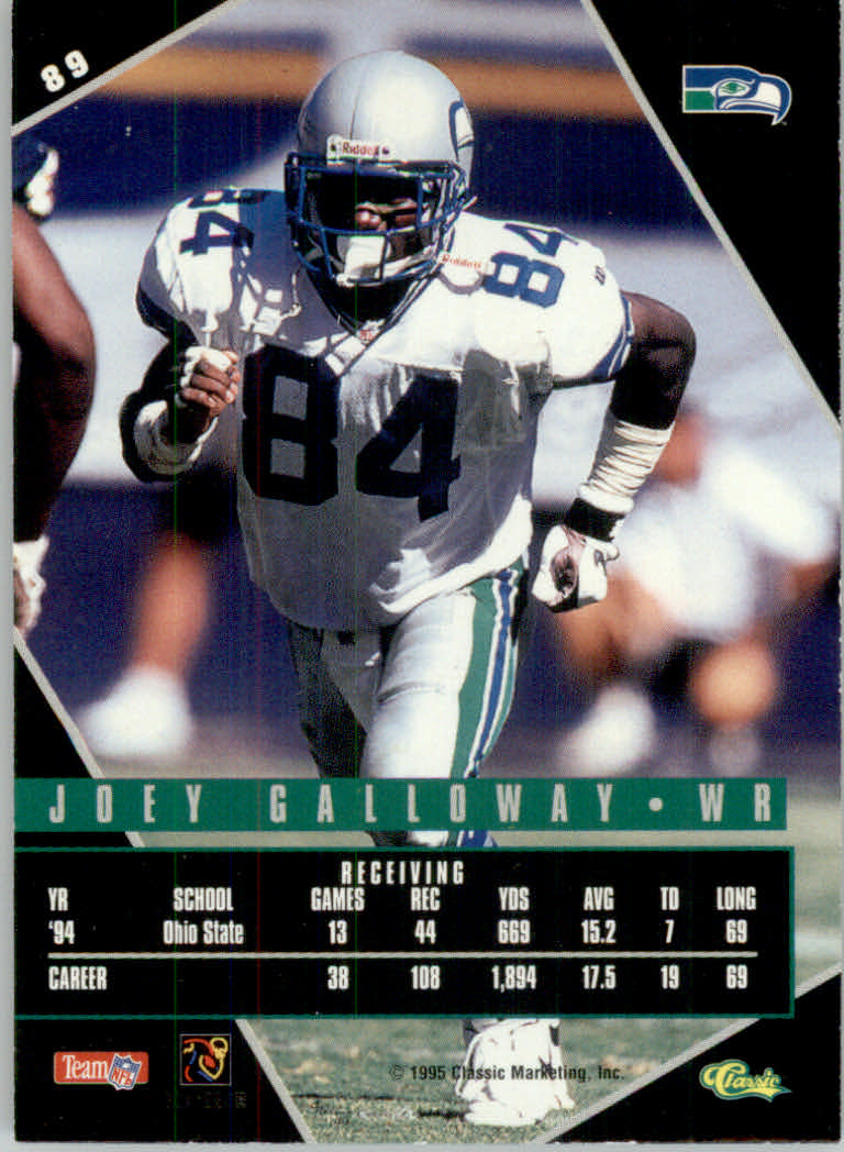 1995 Images Live (Classic) Football "Main Set" Base Cards - Picture 17 of 22