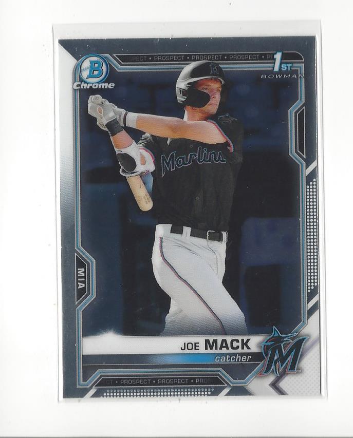 2021 Bowman Chrome Draft #BDC159 Joe Mack