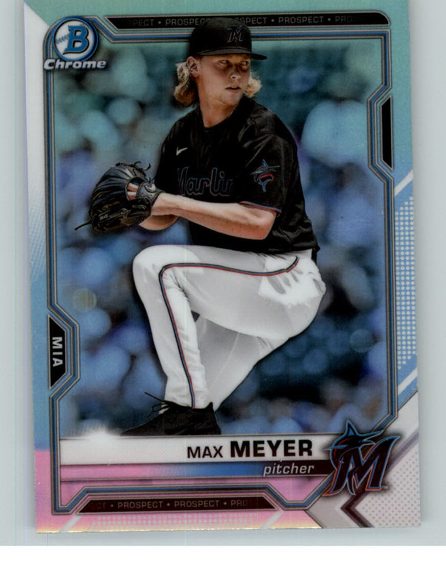 2021 Bowman Chrome Draft Refractors #BDC99 Max Meyer