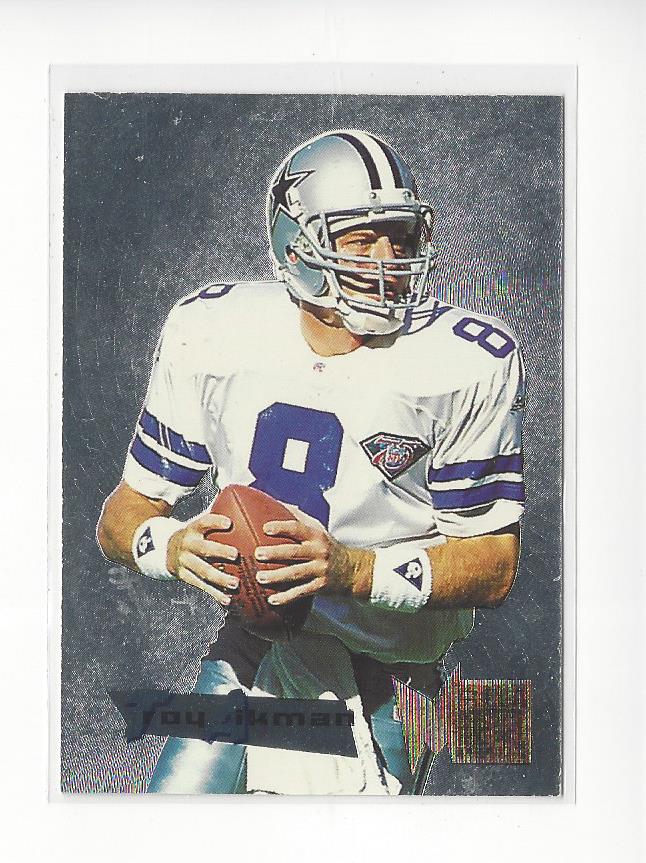 1995 Metal Silver Flashers #1 Troy Aikman