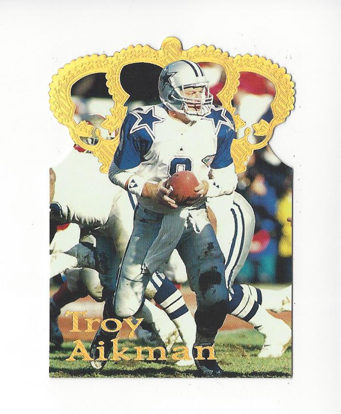 1995 Pacific Gold Crown Die Cuts #DC4 Troy Aikman