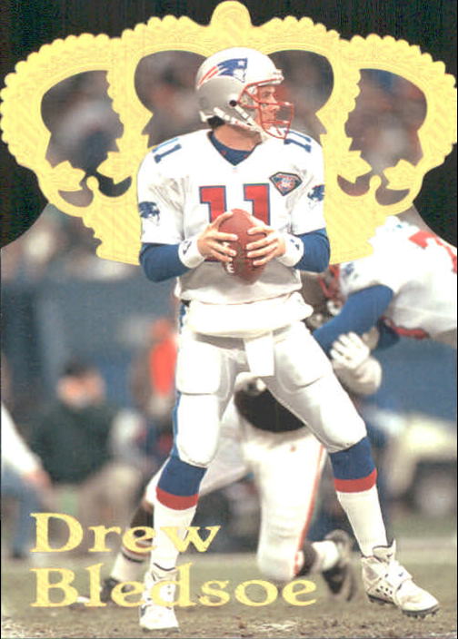 1995 Pacific Gold Crown Die Cuts Flat Gold #DC10 Drew Bledsoe