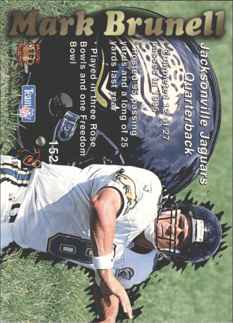 1995 Pacific Prisms Gold #152 Mark Brunell back image
