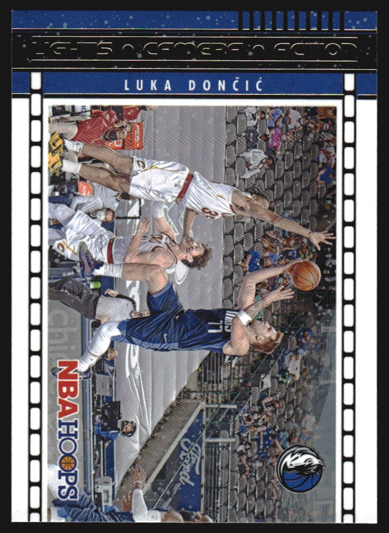 2021-22 Hoops Lights Camera Action Winter #24 Luka Doncic