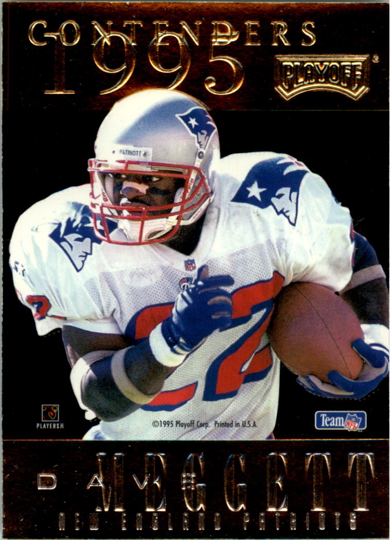 1995 Playoff Contenders Back-to-Back #45 T.Kirby/D.Meggett back image