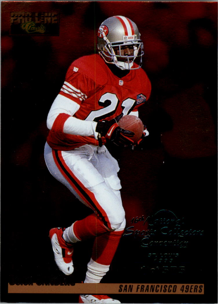 1995 Pro Line National Silver #165 Deion Sanders - Nm-mt