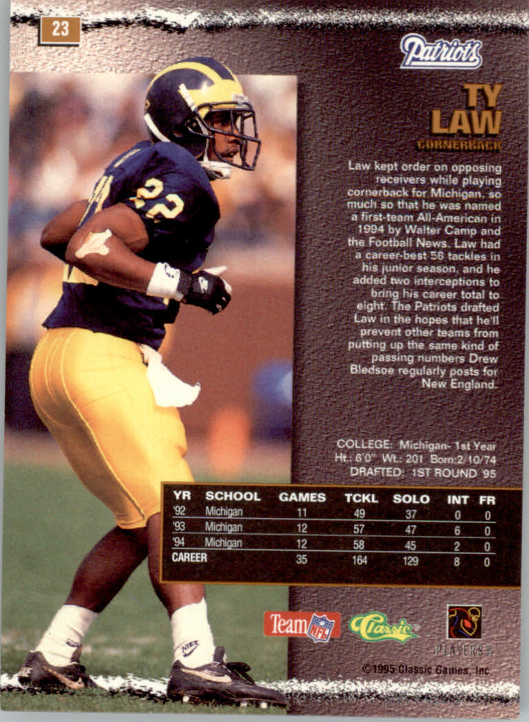 1995 Pro Line Football "Printer's Proofs" Parallel Cards - Picture 5 of 105
