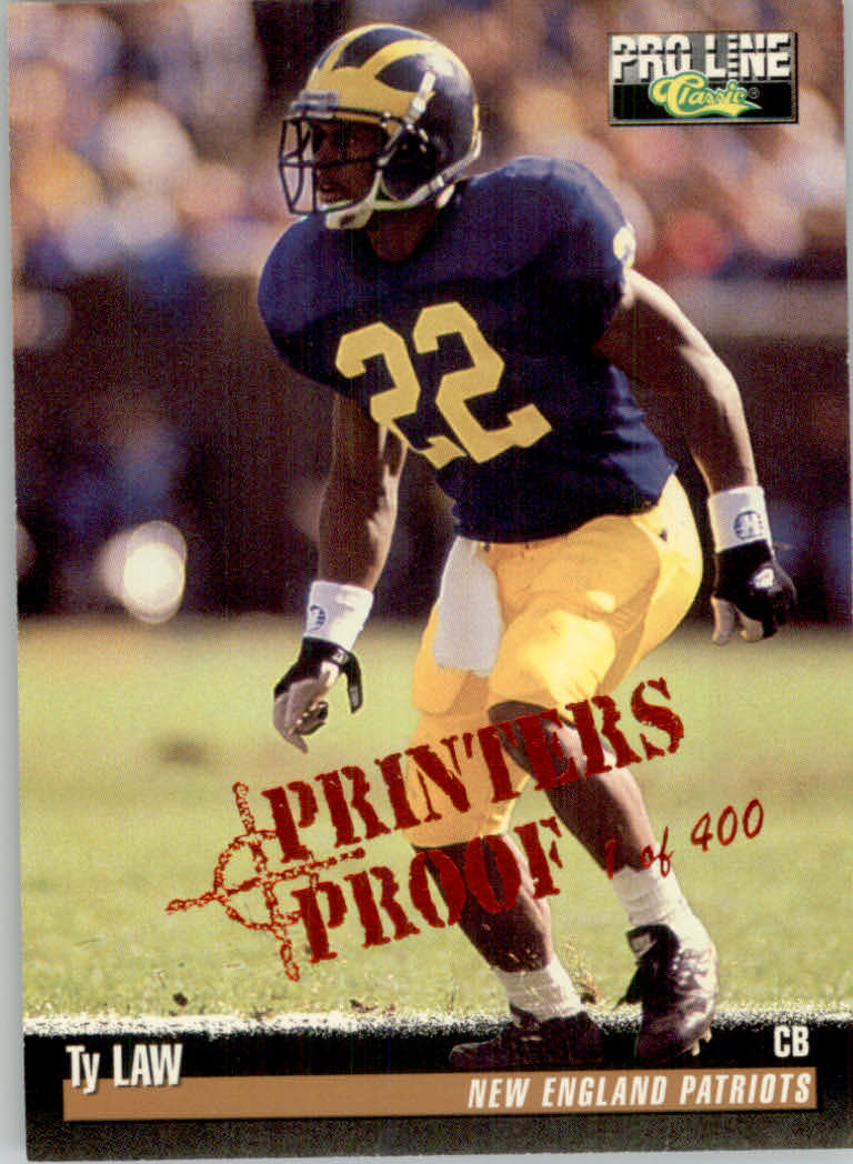 1995 Pro Line Football "Printer's Proofs" Parallel Cards - Picture 4 of 105