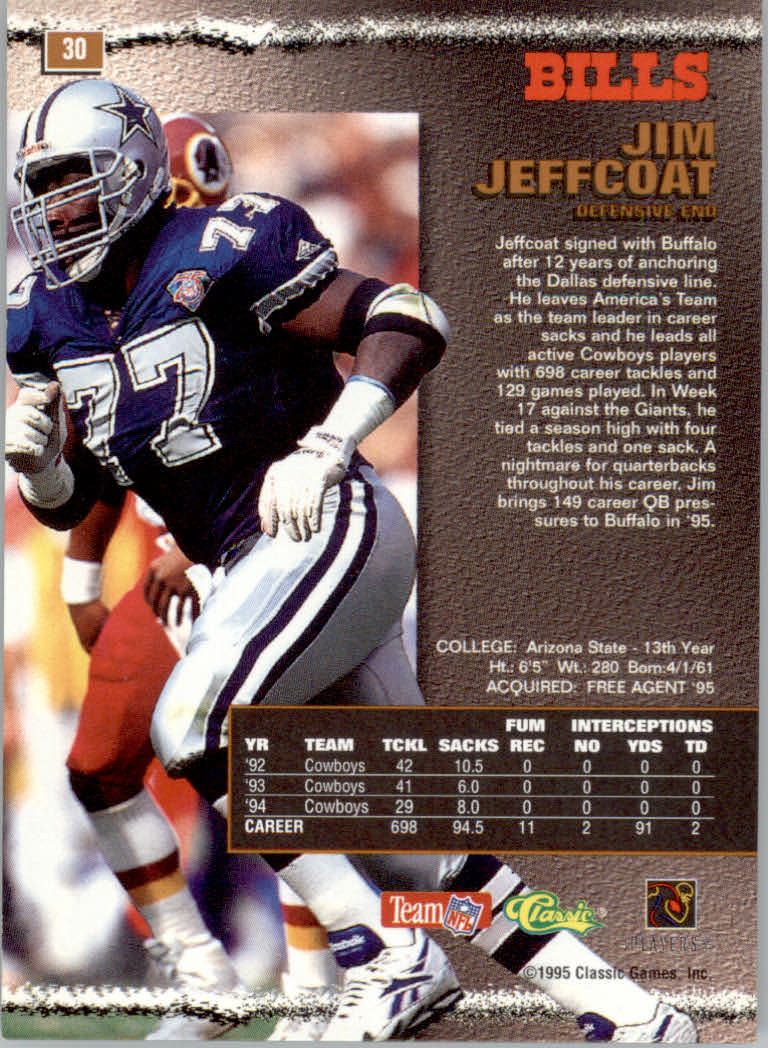 1995 Pro Line Football "Printer's Proofs" Parallel Cards - Picture 7 of 105