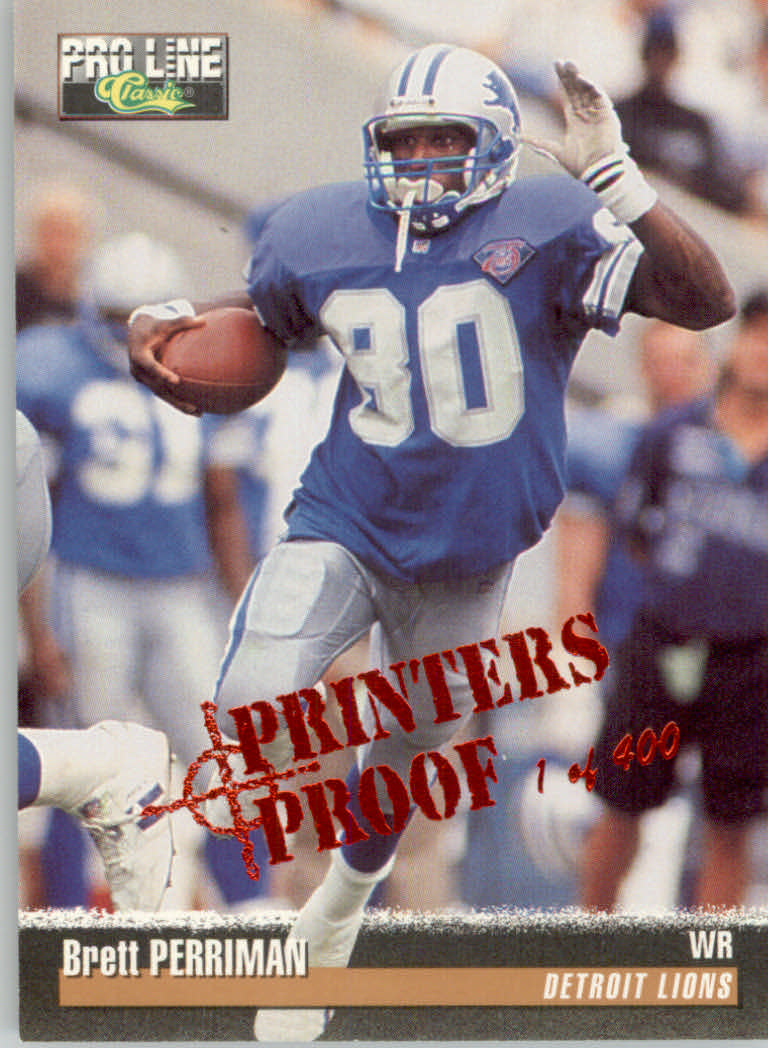 1995 Pro Line Football "Printer's Proofs" Parallel Cards - Picture 20 of 105
