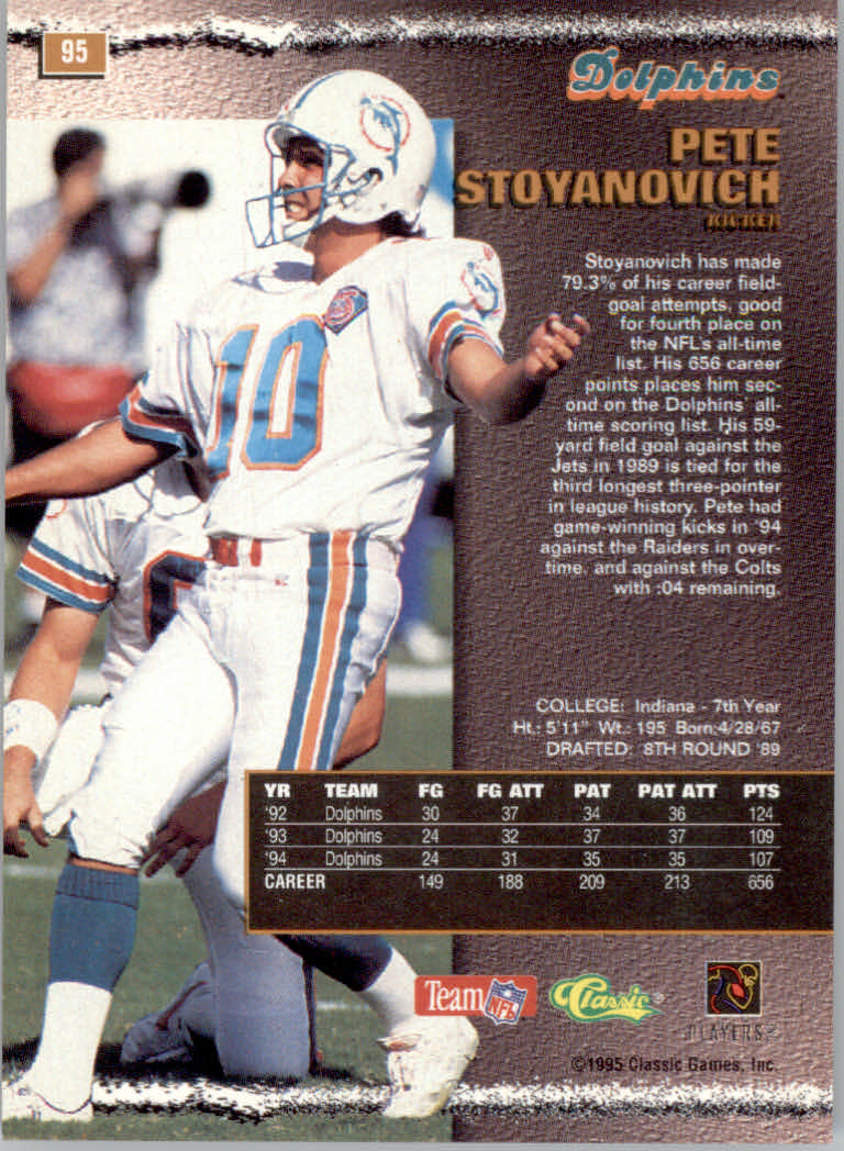 1995 Pro Line Football "Printer's Proofs" Parallel Cards - Picture 23 of 105