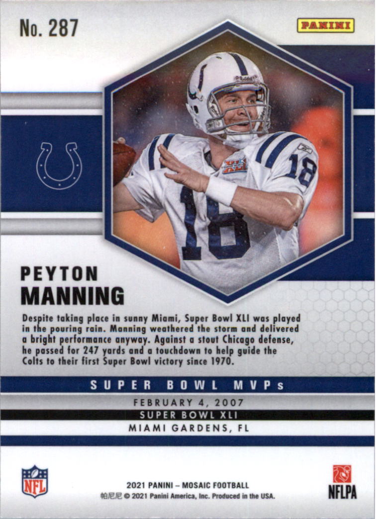 2021 Panini Mosaic Football Card Pick (Base) 254-400