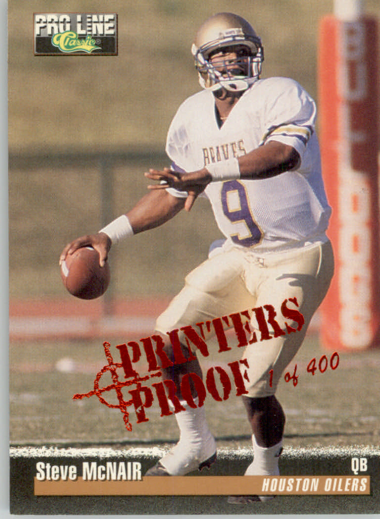 1995 Pro Line Football "Printer's Proofs" Parallel Cards - Picture 24 of 105