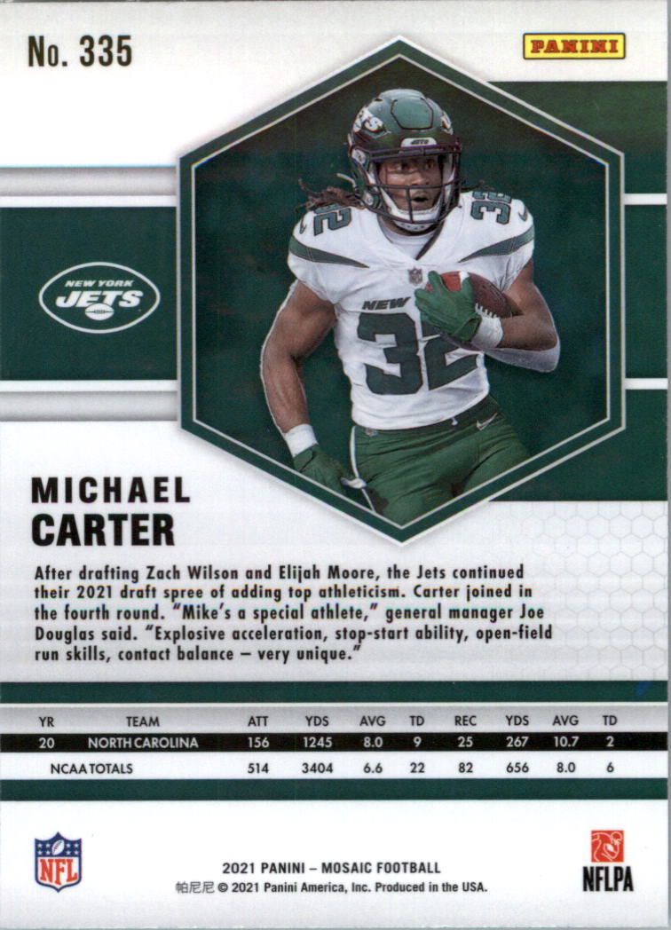 2021 Panini Mosaic Football Card Pick (Base) 254-400