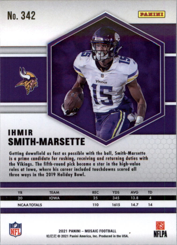 2021 Panini Mosaic Football Card Pick (Base) 254-400