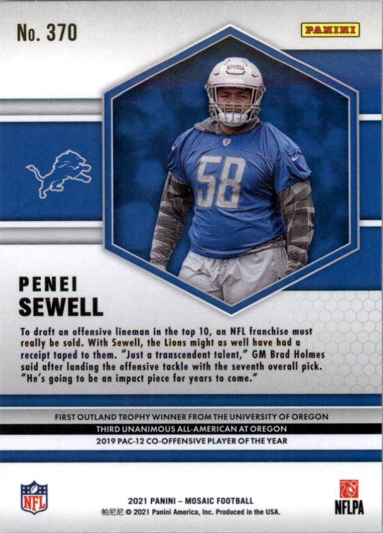 2021 Panini Mosaic Football Card Pick (Base) 254-400