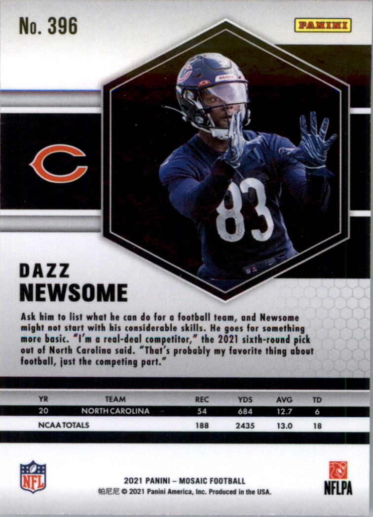 2021 Panini Mosaic Football Card Pick (Base) 254-400