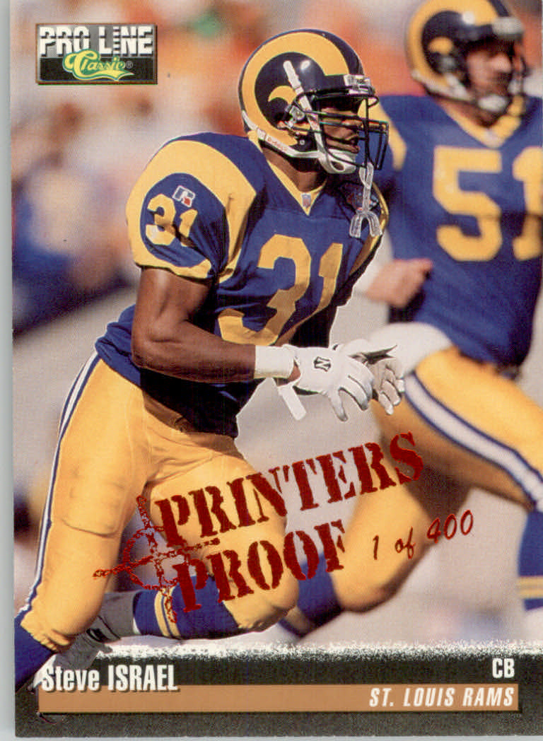 1995 Pro Line Football "Printer's Proofs" Parallel Cards - Picture 26 of 105