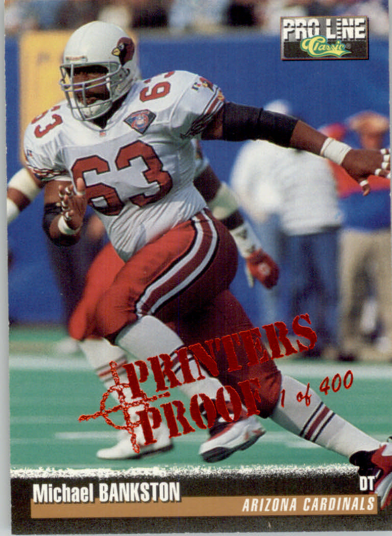 1995 Pro Line Football "Printer's Proofs" Parallel Cards - Picture 30 of 105