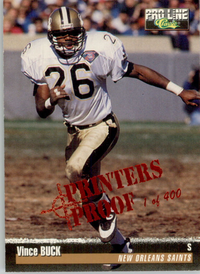 1995 Pro Line Football "Printer's Proofs" Parallel Cards - Picture 36 of 105