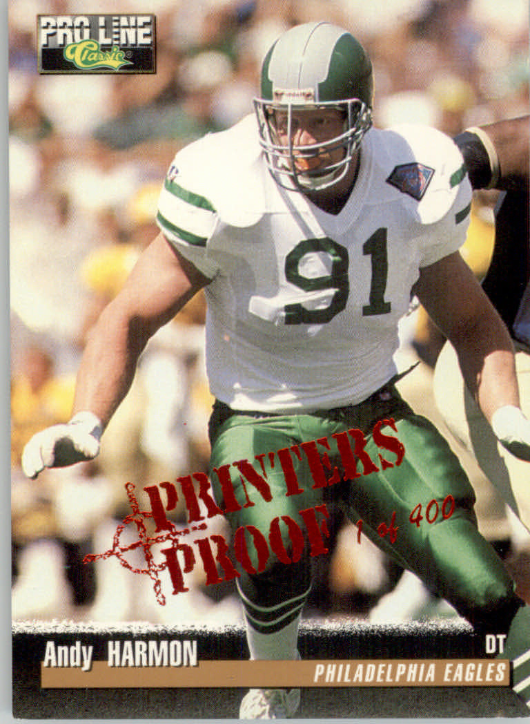 1995 Pro Line Football "Printer's Proofs" Parallel Cards - Picture 44 of 105