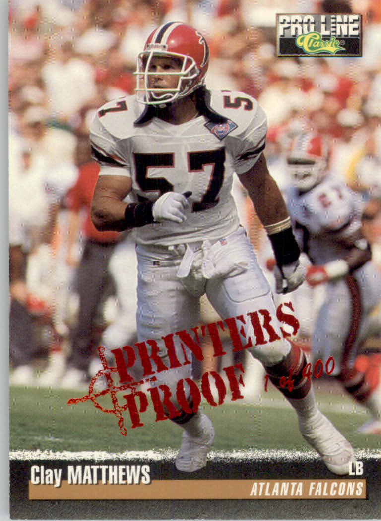 1995 Pro Line Football "Printer's Proofs" Parallel Cards - Picture 46 of 105