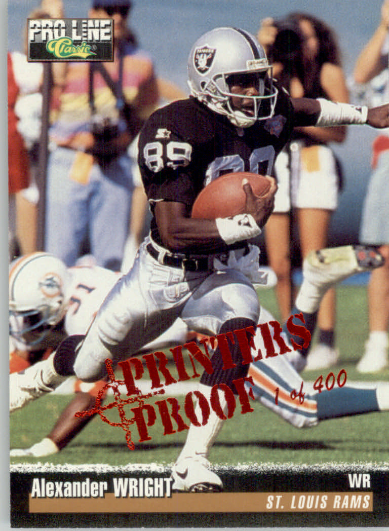 1995 Pro Line Football "Printer's Proofs" Parallel Cards - Picture 48 of 105