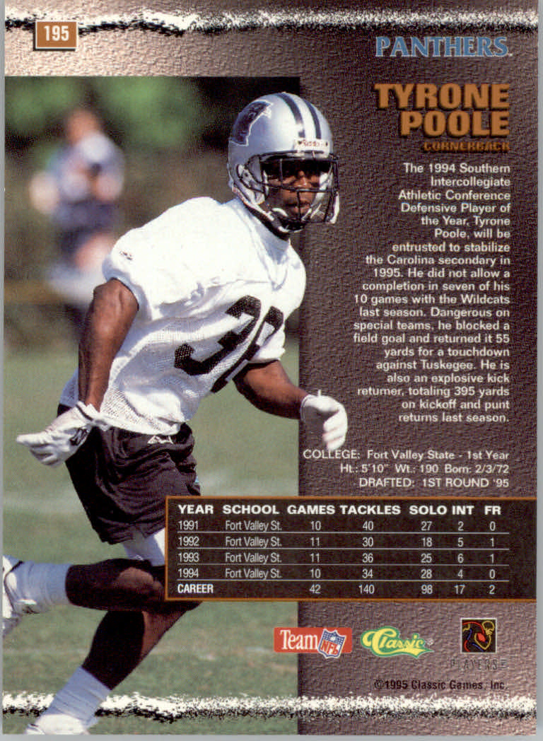 1995 Pro Line Football "Printer's Proofs" Parallel Cards - Picture 51 of 105