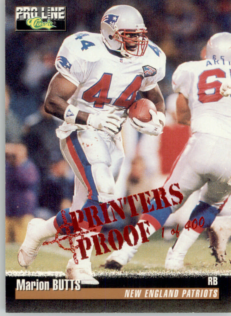 1995 Pro Line Football "Printer's Proofs" Parallel Cards - Picture 54 of 105