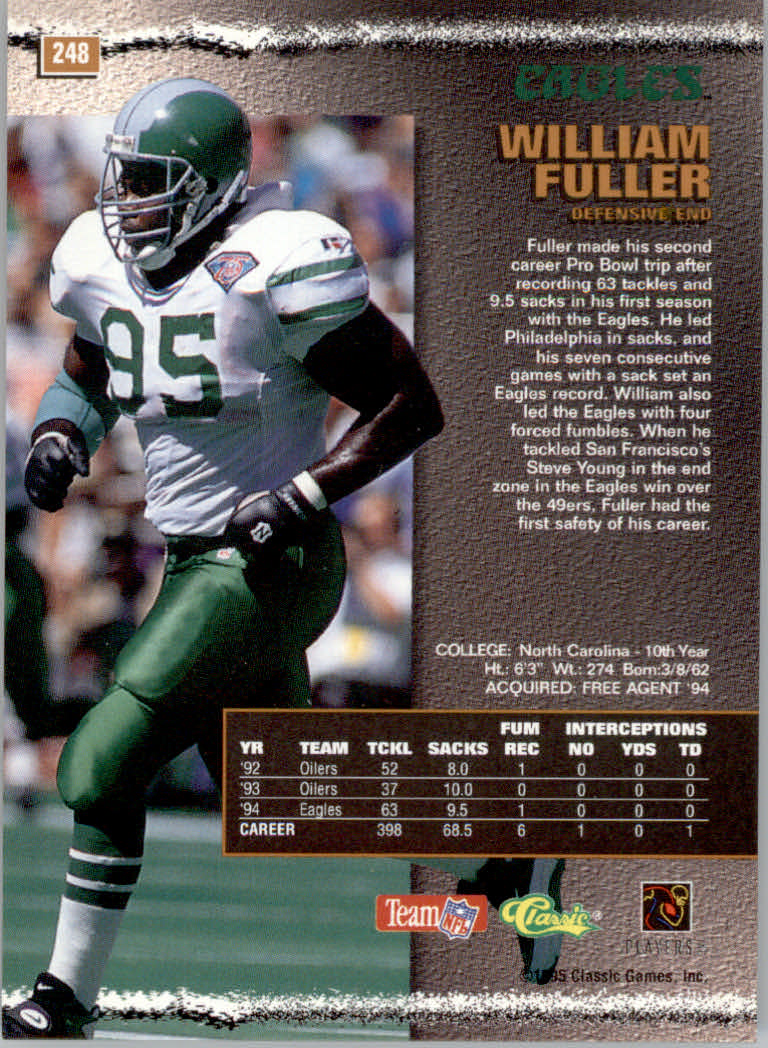 1995 Pro Line Football "Printer's Proofs" Parallel Cards - Picture 59 of 105