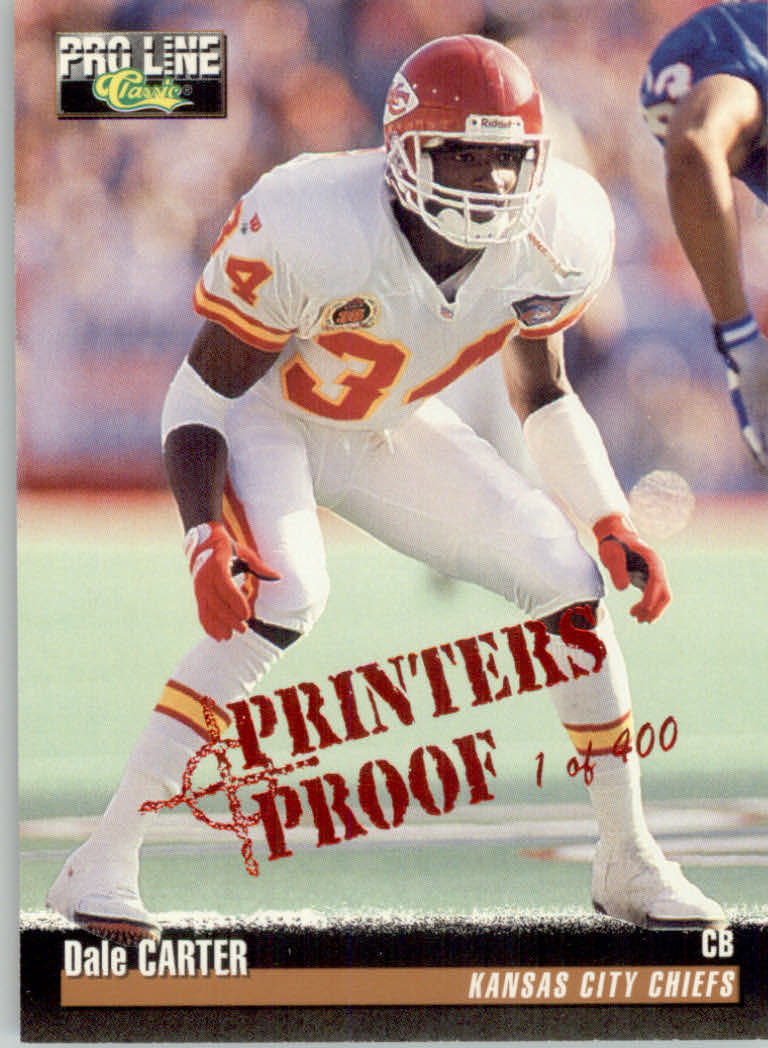 1995 Pro Line Football "Printer's Proofs" Parallel Cards - Picture 64 of 105