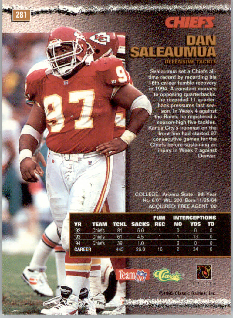 1995 Pro Line Football "Printer's Proofs" Parallel Cards - Picture 71 of 105