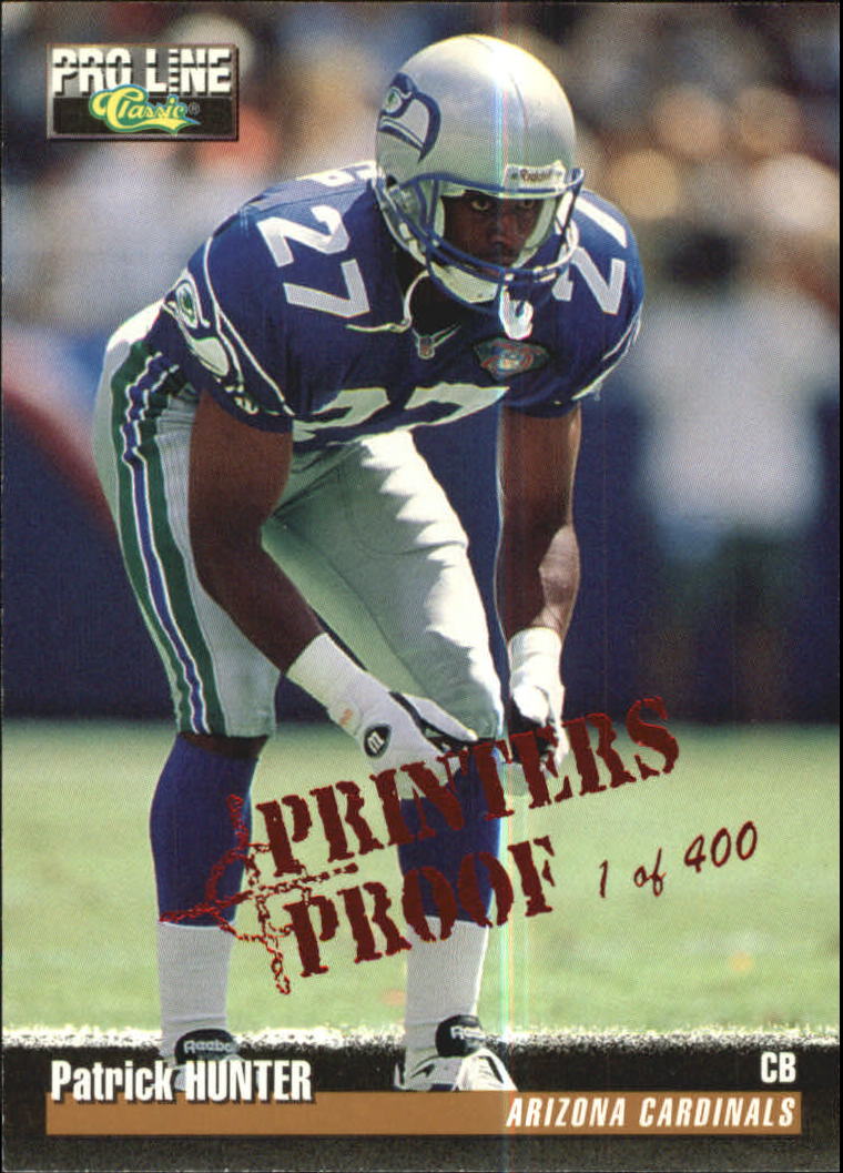 1995 Pro Line Printer's Proofs #289 Patrick Hunter