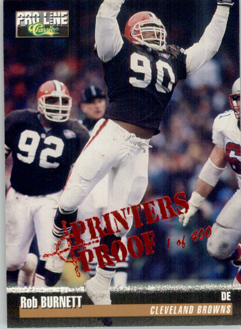 1995 Pro Line Football "Printer's Proofs" Parallel Cards - Picture 76 of 105
