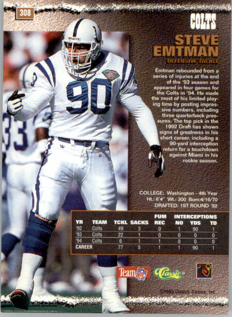 1995 Pro Line Football "Printer's Proofs" Parallel Cards - Picture 81 of 105