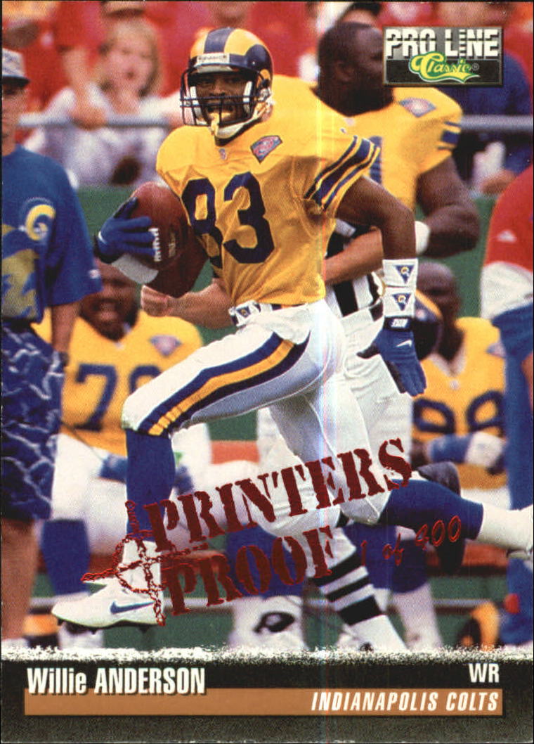 1995 Pro Line Printer's Proofs #312 Flipper Anderson