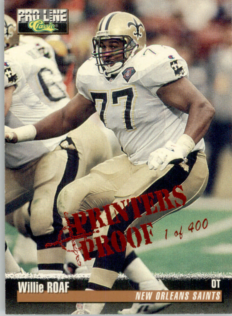 1995 Pro Line Football "Printer's Proofs" Parallel Cards - Picture 82 of 105