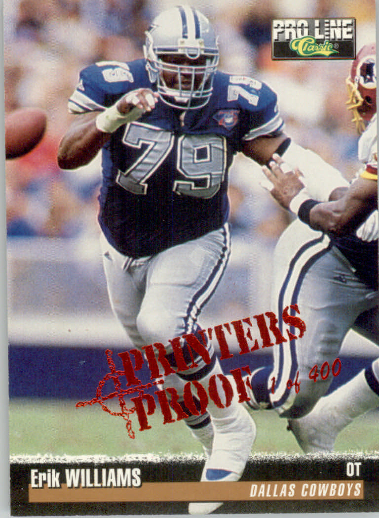 1995 Pro Line Football "Printer's Proofs" Parallel Cards - Picture 84 of 105