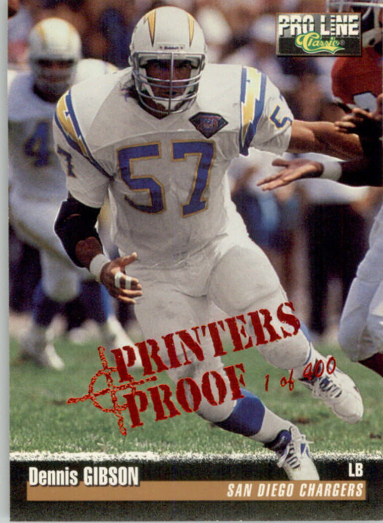 1995 Pro Line Football "Printer's Proofs" Parallel Cards - Picture 88 of 105
