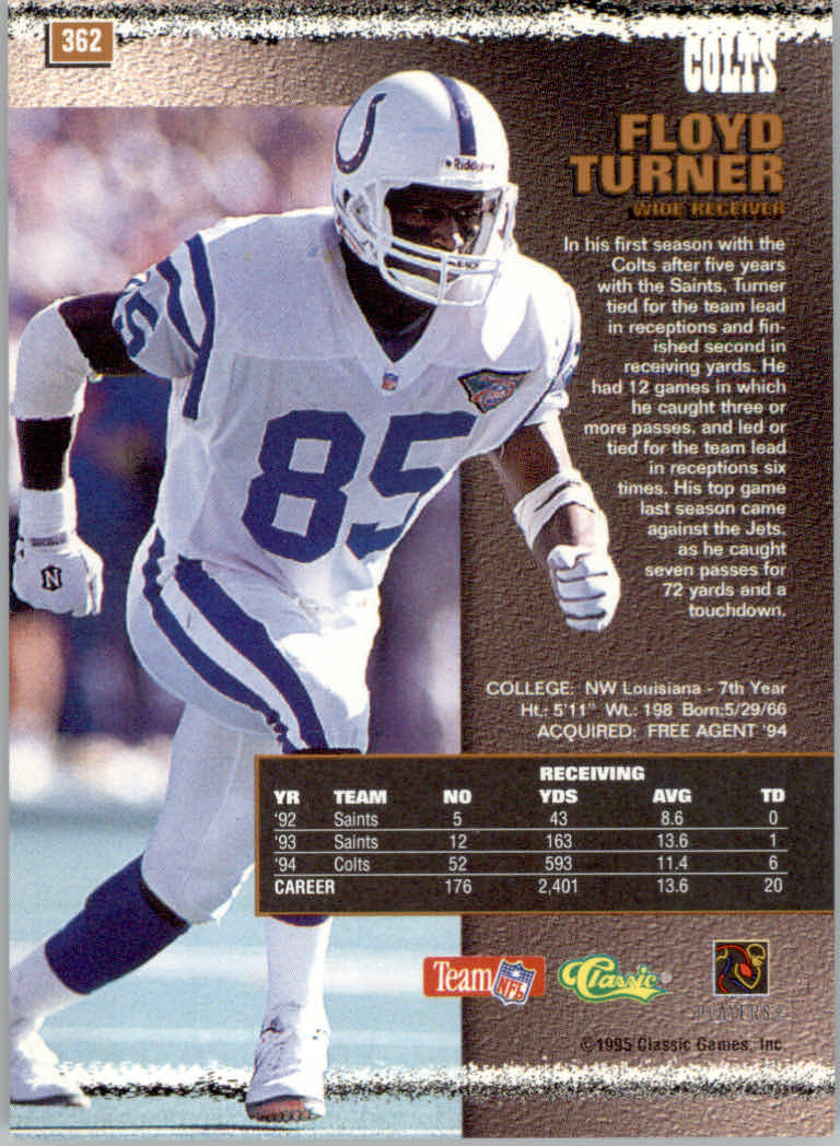 1995 Pro Line Football "Printer's Proofs" Parallel Cards - Picture 95 of 105