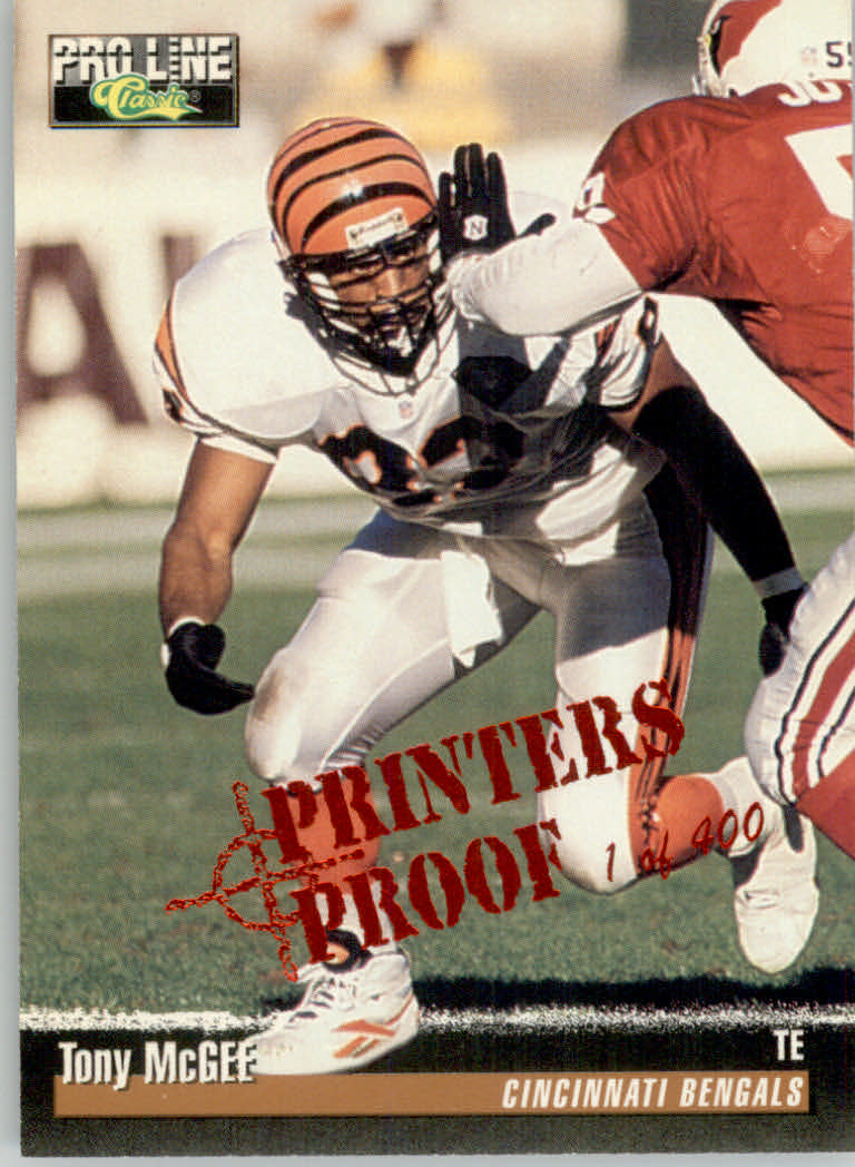 1995 Pro Line Football "Printer's Proofs" Parallel Cards - Picture 100 of 105