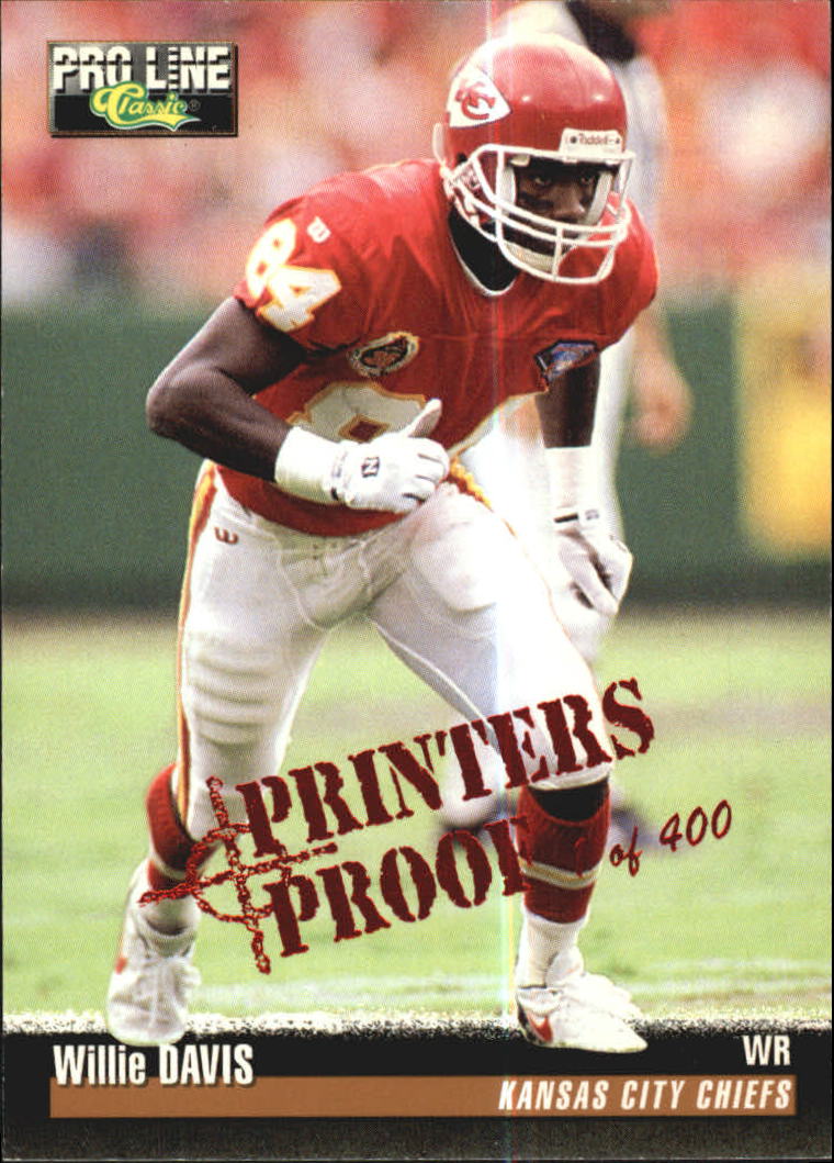 1995 Pro Line Printer's Proofs #379 Willie Davis - NM-MT