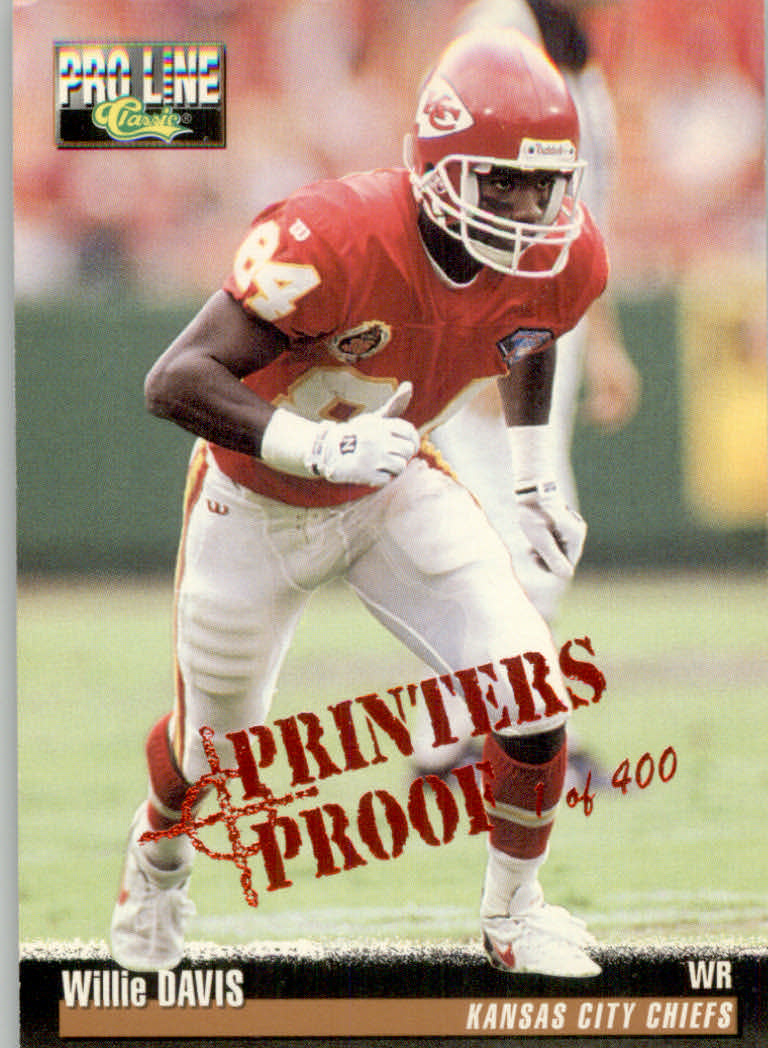 1995 Pro Line Football "Printer's Proofs" Parallel Cards - Picture 102 of 105