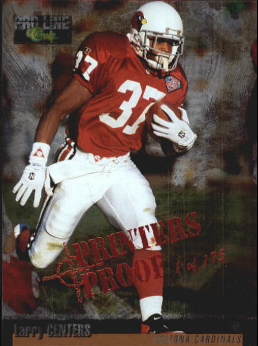 1995 Pro Line Printer's Proofs Silver #363 Larry Centers